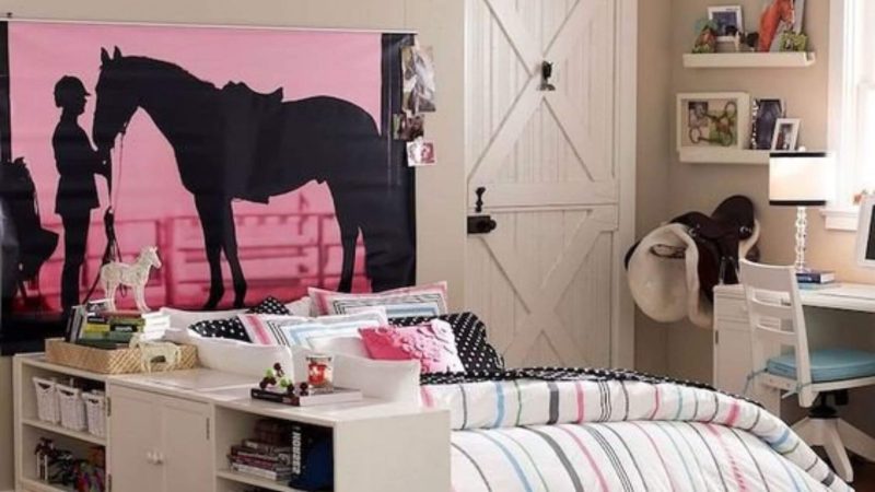 Décoration cheval pour chambre d'ado