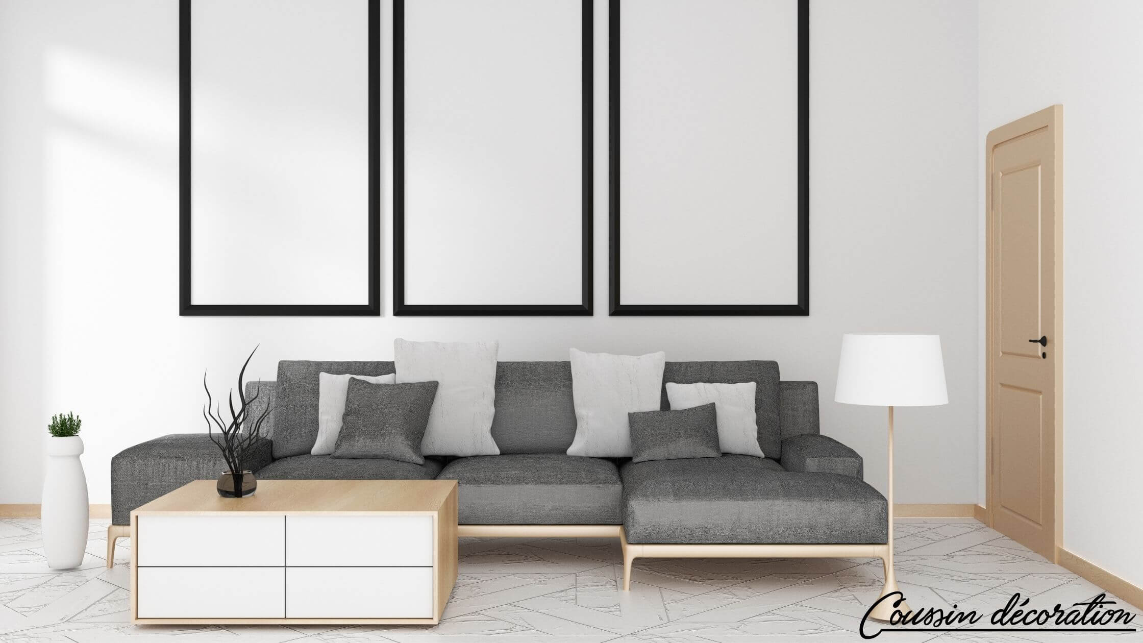 Savoir comment utiliser les nuances pour décorer un canapé gris